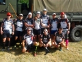El equipo en su base militar
