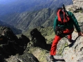 Descendiendo de la base del Almanzor