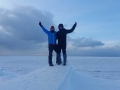 Lago Baikal en invierno