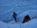 Aprendiz de escalador en Lago Baikal