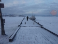 Muelle fantasma en Siberia